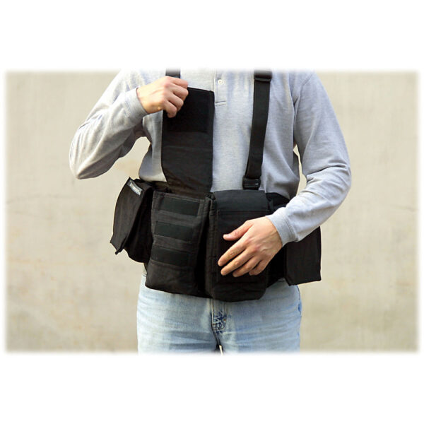 Newswear Chaleco Medium Negro para Fotógrafo - Imagen 2